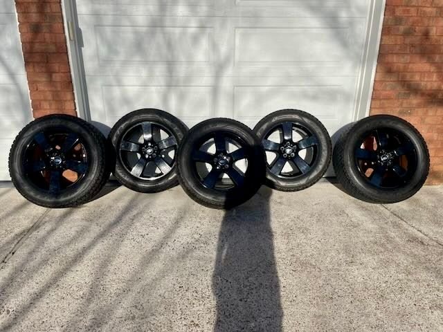 Wheels and Tires/Axles - Custom Black Gloss OEM 20" Land Rover Defender 5098 Wheels w Goodyear Wrangler Tires - Used - All Years  All Models - Atlanta, GA 30350, United States