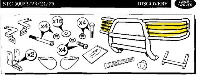 Accessories - WTB 2004 Discovery Brush Guard inserts for in front of headlights. - New - 2003 to 2004 Land Rover Discovery - Lititz, PA 17543, United States