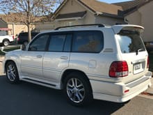 2014 LX570 wheels with Toyo tires with about 85% life