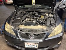 After cleaning the valves performed BG platinum induction service with “rev-it” kit to address the carbon build up on the pistons.