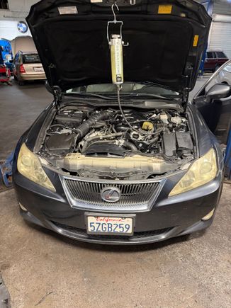 After cleaning the valves performed BG platinum induction service with “rev-it” kit to address the carbon build up on the pistons.