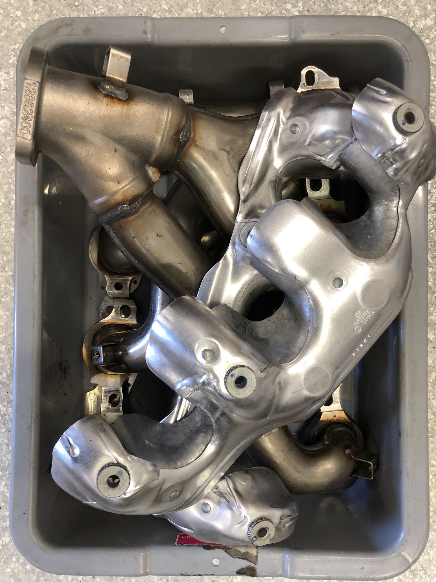 FS LS7 brand new exhaust manifolds w shields LS1TECH Camaro and