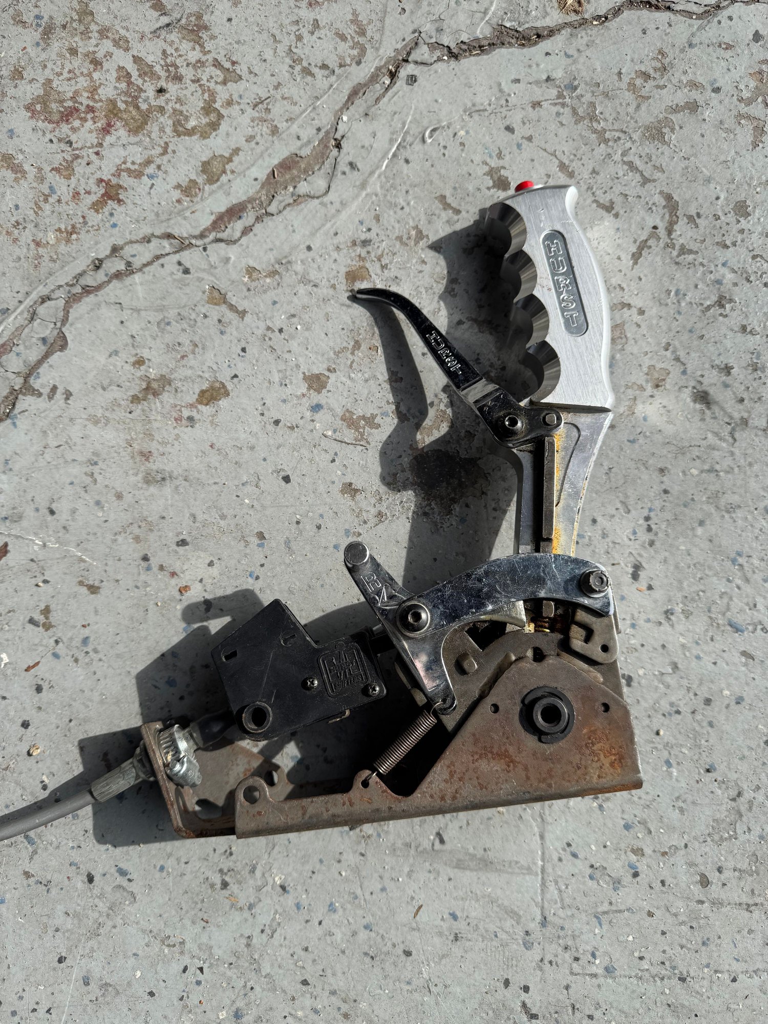 Drivetrain - Hurst silver pistol grip Quarter stick shifter for it (used) - Used - All Years  All Models - San Ramon, CA 94583, United States