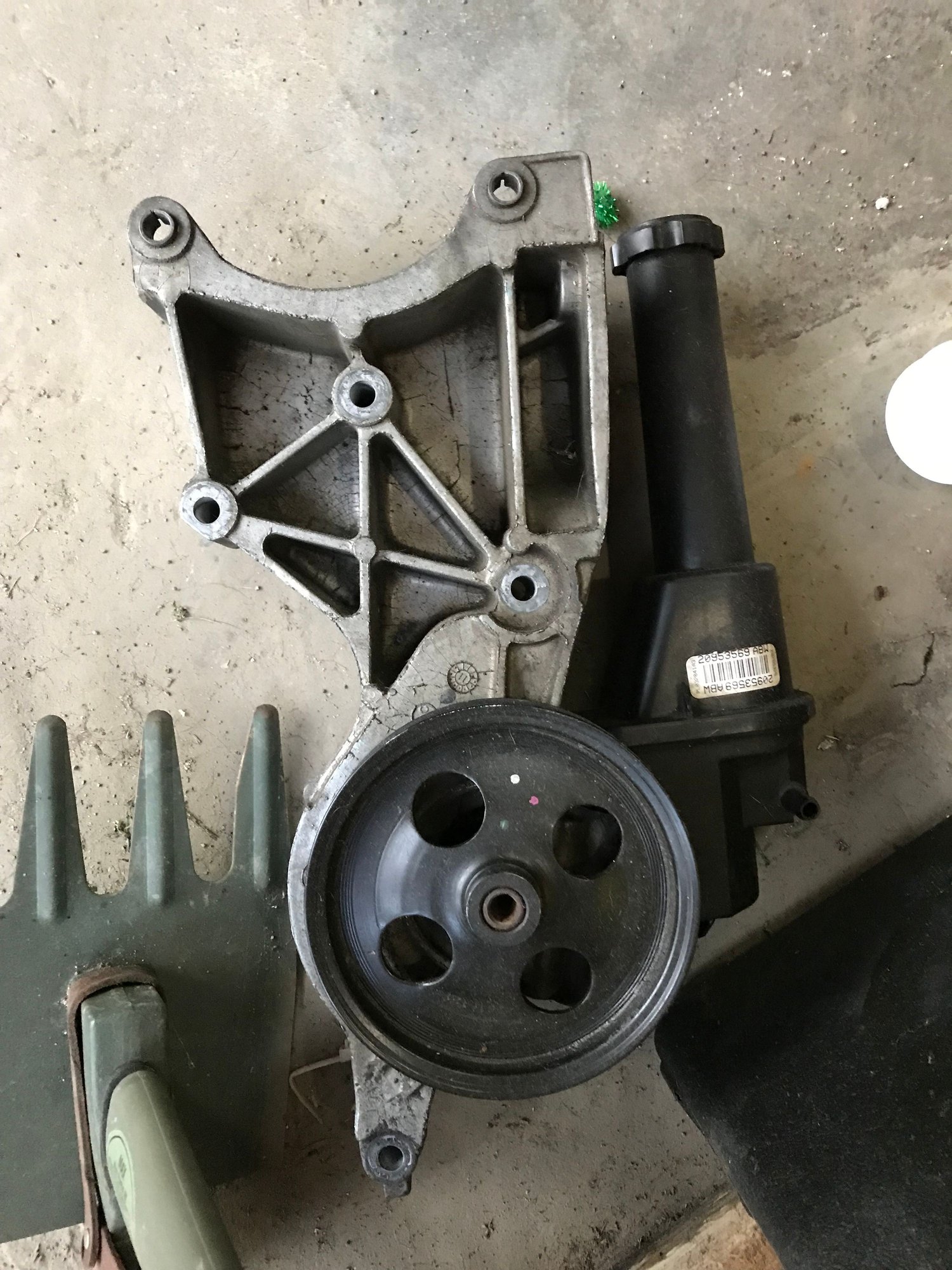  - LS Truck Alternator/Power Steering Bracket trimmed for car intake w/ idler relocation - Lakewood, CA 90713, United States