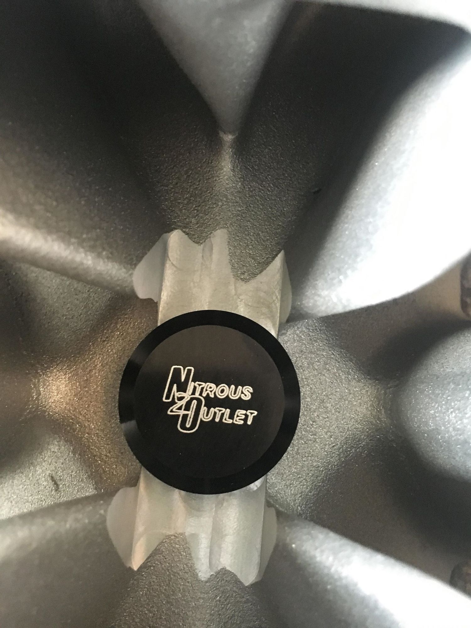 Edelbrock Super Victor W/ Nitrous Outlet Puck Nitrous System Installed