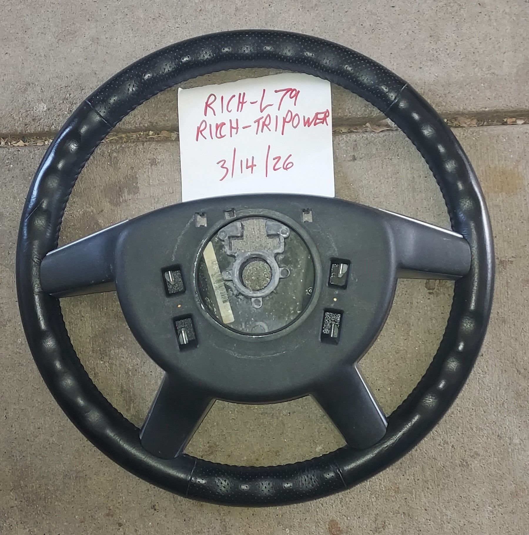 Interior/Upholstery - 2006 GTO steering column parts, blue stitch manual shift boot - Used - 2004 to 2006 Pontiac GTO - Waverly, NE 68462, United States