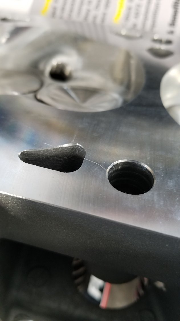 Brand New Cylinder Head Deck Surface Scratch/Gouge... Issue? LS1TECH