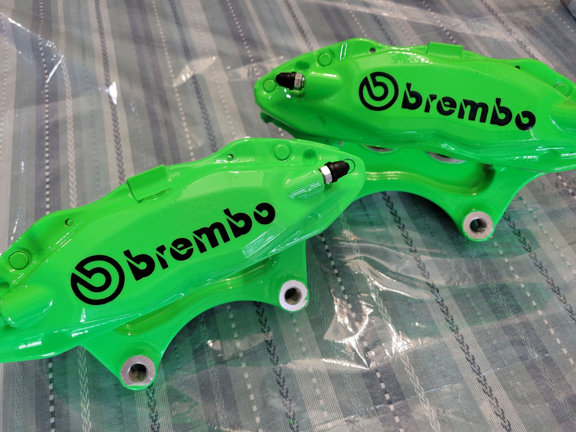 Brakes - Powder Coated Brembo Calipers Neon Green - New - 2010 to 2015 Chevrolet Camaro - Longview, TX 75601, United States