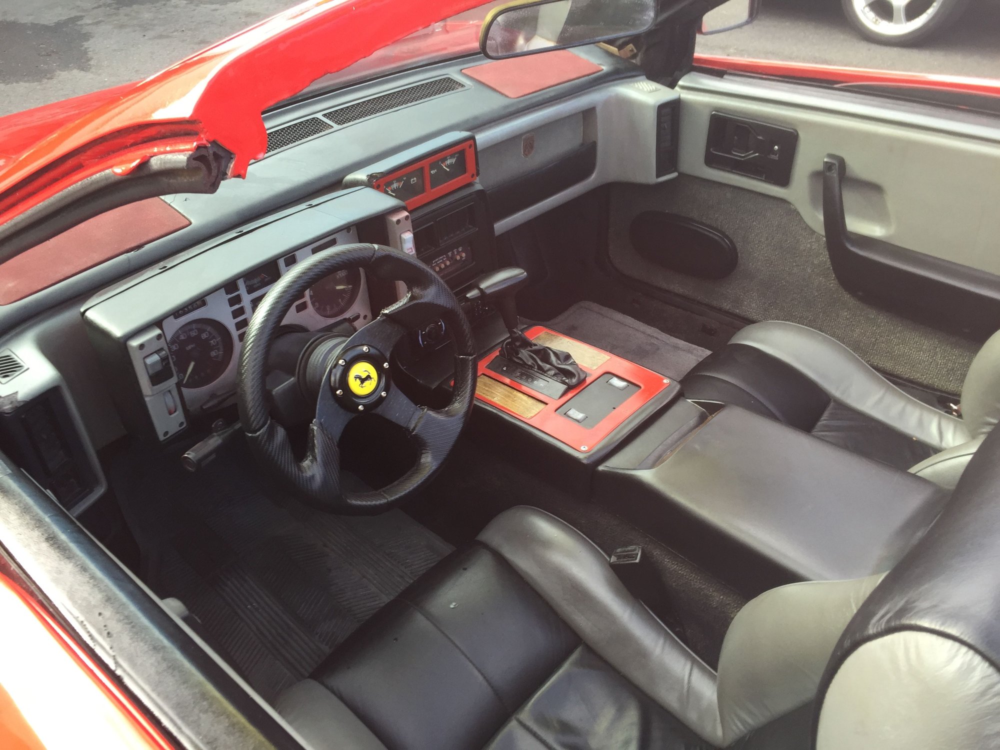 1986 Pontiac Fiero - Faux Ferrari 355 roadster (Fiero Kit) - Used - VIN 1G2PF3790Gp247270 - 116,000 Miles - 8 cyl - 2WD - Automatic - Convertible - Red - Alexandria, VA 22310, United States