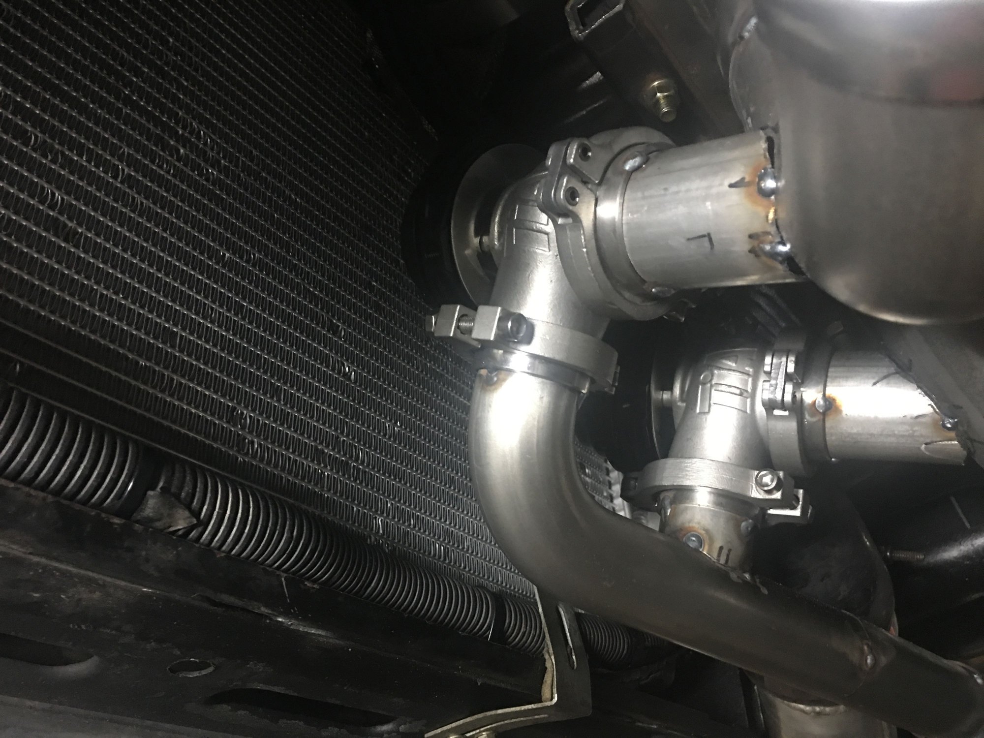 2 wastegates or 1 plumbing back into downpipe, looking for ideas