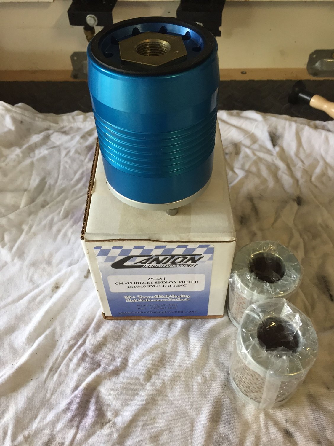 Canton racing 25234 billet oil filter LS1TECH Camaro and Firebird