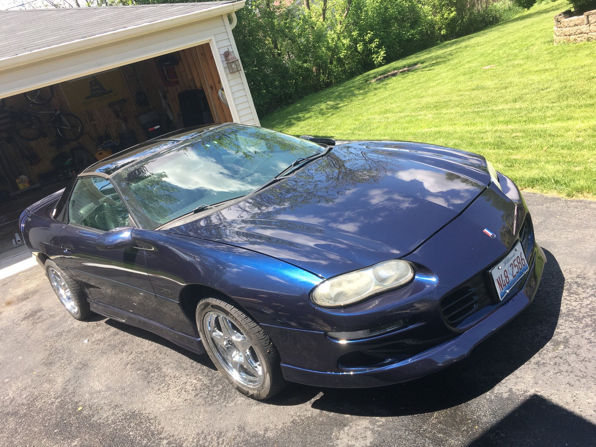 2000 Chevrolet Camaro - 2000 Camaro z28 6-speed - Used - VIN 2g1fp22g3y2177219 - 8 cyl - 2WD - Manual - Coupe - Blue - Lincolnshire, IL 60069, United States