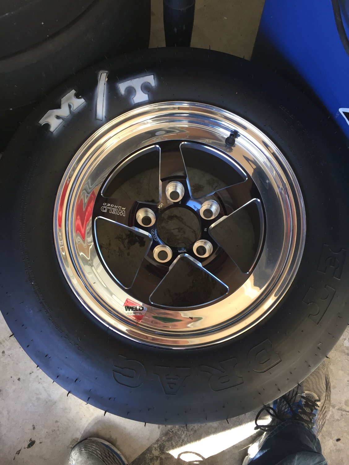 New Weld rts s71 15X10.5 with M/T 3053S slicks 1100 LS1TECH Camaro