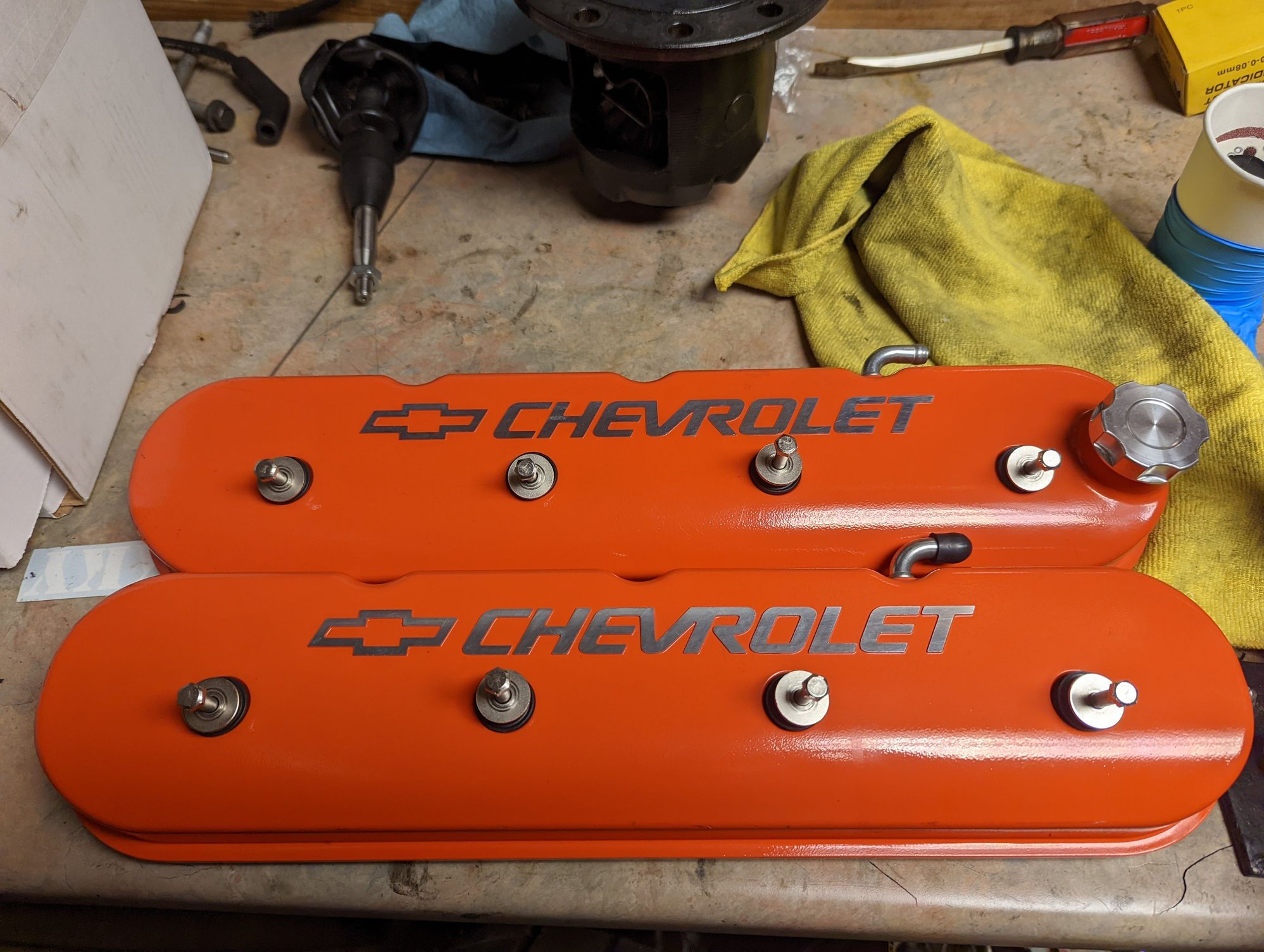 Engine - Complete - Holley valve covers - Used - 0  All Models - Macon, GA 31217, United States