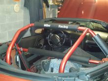 putting the roll bar covers on.