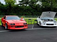 3rd & 4th were represented. On far right an original owner red 82 Z28 with the original owner!