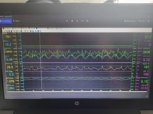 Can i get some input on this? I zoomed in on IPW, MAF frequency, and AFR. You can see thenoscillation of AFR at idle. I believe this is tune related unless the injectors are flaky. Do you think this is due to MAF turbulence or something in thentune? 