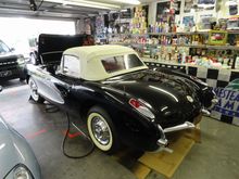 White conv top is new. It has a hardtop as well.