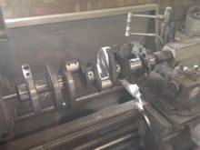 Machining a long truck crank to the same as the short LS style