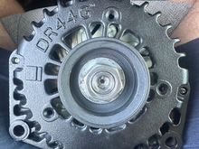 Alternator powder coated and rebuilt to 220 amp