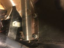 A bracket make necesarry space to bbrake/steering bracket