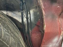 Loosely mounted fuel lines that will be tucked behind the inner wheel well. I’ve now got them more tucked mounted towards the rear of the wheel well. 