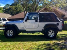 Here is the 2005 Jeep LJ that will be getting the LS2