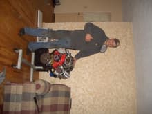after I completed building the motor in my living room. lol