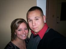 My beautiful girlfriend and I....the ugly guy...I know..how'd that happen...lol