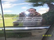 shinny, just washed it, not waxed today