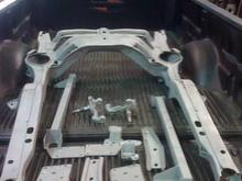 Parts sand blasted and ready to powder coat