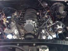 Engine installed
