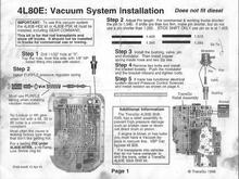 4L80E Vacuum Modulator