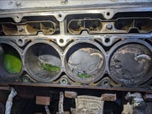 You can see where the valves kissed the pistons