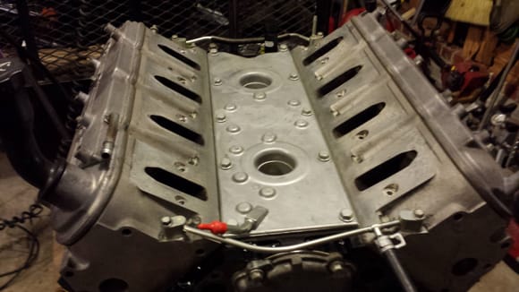 Running 04 ZO6 valley cover and rear ctsv steam vent. Front steam vent is a stock Ls1.