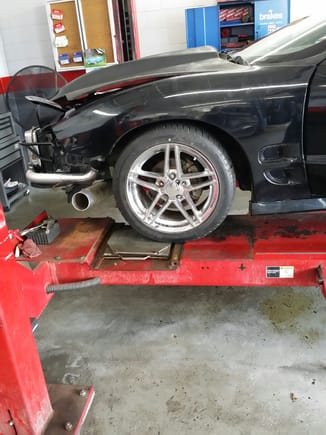 Took her to the alignment shop so I can start the break in process