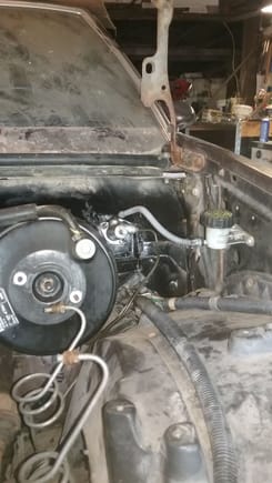 Gto t56 master cylinder installed