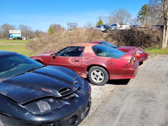 Just a small sampling of potential projects and parts cars. The burgendy 3rd had had a potential buyer asking about it today. Another vehicle sold to a customer from Houston, Texas during my visit.