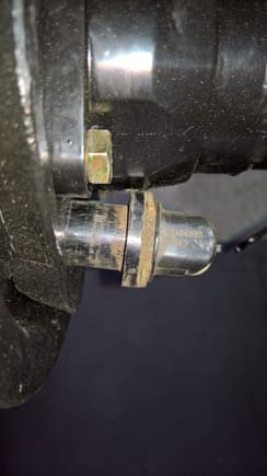 6) Wheel speed sensors hit the axle tube flanges. I ground a flat spot in each one to allow insertion without destroying the sensor.