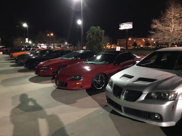 Weekly cruise night every Wednesday at Twin Peaks.