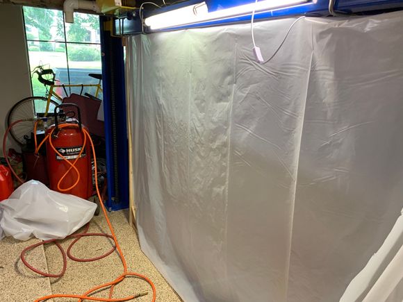 Backside of the booth.