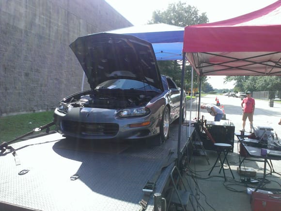 Entered it into the local Pepboy's dyno challenge and won highest horsepower NA.