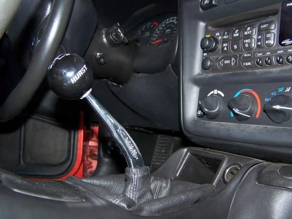 i custom made this hurst shifter with an old school muscle car feel