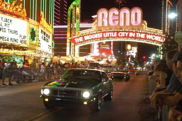 Cruising in downtown Reno at Hot August Nights 2008