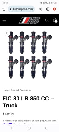 These are the injectors i have, 630$ injectors are considered off brand? And im definitely not going to give up on it. My buddy is an extremely good welder. If all else fails ill get him to fabricate me something. I could of done that from the start but i chose to listen to my tuner and get this kit