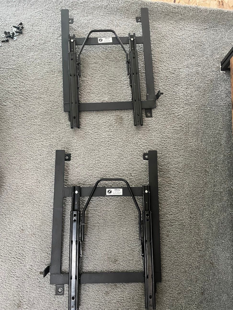 Interior/Upholstery - C5 Corvette - Corbeau Seat Rails and Sliders - Used - 1997 to 2004 Chevrolet Corvette - South Elgin, IL 60177, United States