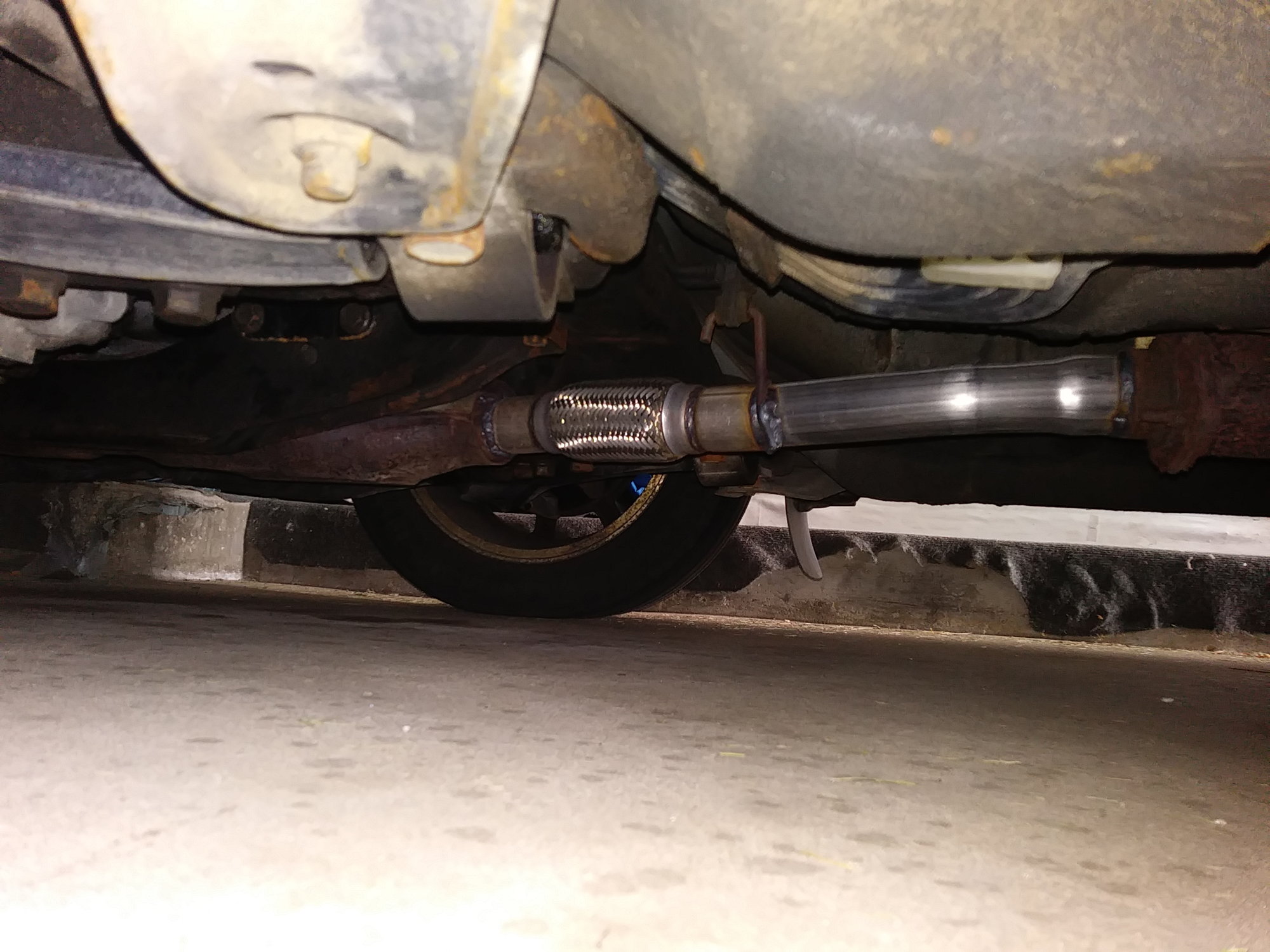 Exhaust flex pipe repair - Maxima Forums