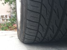 Tire tread as of 7/2015