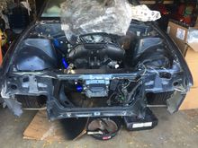 Engine and transmission mounts done.