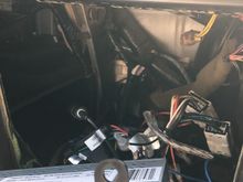 When the guy installed the deck he said there was nothing to screw it into to keep it in place, something about a bracket? Not sure